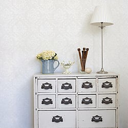 Galerie Wallcoverings Product Code G45011 - Vintage Rose Wallpaper Collection - Cream Colours - Damask Design