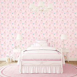 Galerie Wallcoverings Product Code G56002 - Just 4 Kids 2 Wallpaper Collection - Pink Colours - Ballerinas Design