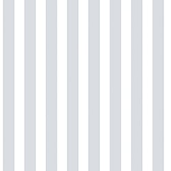 Galerie Wallcoverings Product Code G56517 - Just 4 Kids 2 Wallpaper Collection - Grey White Colours - Regency Stripe Design