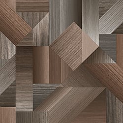 Galerie Wallcoverings Product Code G56625 - Texstyle Wallpaper Collection - Browns Colours - Shape Shifter Design
