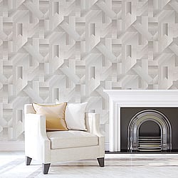 Galerie Wallcoverings Product Code G56629 - Texstyle Wallpaper Collection - Warm Neutrals Mica Colours - Shape Shifter Design