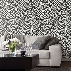 Galerie Wallcoverings Product Code G67491 - Natural Fx Wallpaper Collection -  Zebra Design