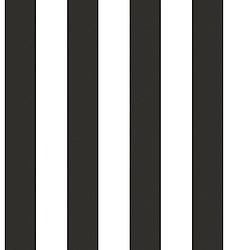 Galerie Wallcoverings Product Code G67521 - Just Kitchens Wallpaper Collection - Black Colours - Awning Stripe Design