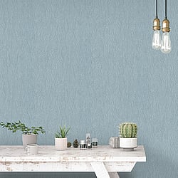 Galerie Wallcoverings Product Code G67809 - Ambiance Wallpaper Collection - Blue Colours - Leaf Emboss Design