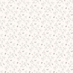 Galerie Wallcoverings Product Code G67853 - Miniatures 2 Wallpaper Collection - White Pink Grey Colours - Small Floral Butterfly Dragonfly Design