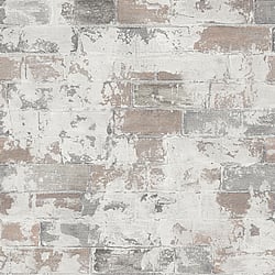 Galerie Wallcoverings Product Code G67989 - Organic Textures Wallpaper Collection - Beige Brown Grey Colours - Brick Design