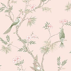 Galerie Wallcoverings Product Code G78493 - Secret Garden Wallpaper Collection -  Classic Bird Trail Design
