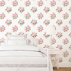 Galerie Wallcoverings Product Code G78499 - Secret Garden Wallpaper Collection -  Classic Bouquet Design