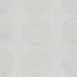 Galerie Wallcoverings Product Code HO20031 - Home Wallpaper Collection - Grey White Colours - Circles Motif Design