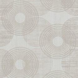 Galerie Wallcoverings Product Code HO20040 - Home Wallpaper Collection - Beige Brown Colours - Circles Motif Design