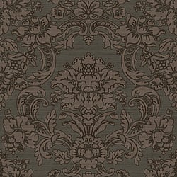 Galerie Wallcoverings Product Code IS33349 - Italian Silks And Damasks Wallpaper Collection - Black Colours - Damasco Quirinale Design