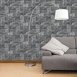 Galerie Wallcoverings Product Code SM0605 - Lustre Wallpaper Collection - Silver Grey Colours - Abstract Design