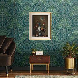 Galerie Wallcoverings Product Code TJ40004 - Mulberry Tree Wallpaper Collection - Green Colours - Winkworth Design