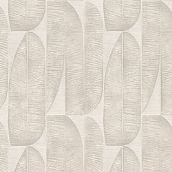 Galerie Wallcoverings Product Code WH30168 - Welcome Home Wallpaper Collection - Beige Colours - Geometric Leaf Design