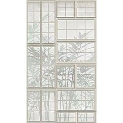 Galerie Wallcoverings Product Code WH45213M - Welcome Home Murals Wallpaper Collection - Cream, Grey, Green Colours - Botanic View Design
