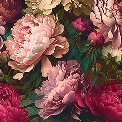 Galerie Wallcoverings Product Code WH45229M - Welcome Home Murals Wallpaper Collection - Multi-coloured Colours - Blooming Peonies Design