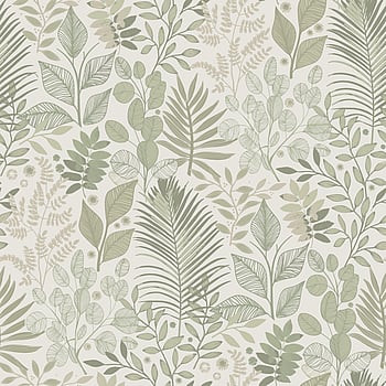 Galerie Wallcoverings Product Code 20102 - Ester Wallpaper Collection - Green Colours -  