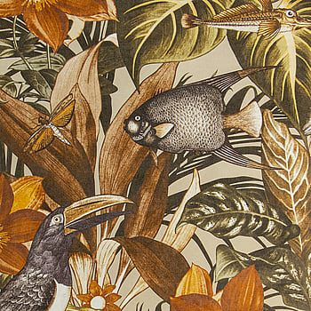 Galerie Wallcoverings Product Code 26748 - Tropical Wallpaper Collection - Peanut Colours -  