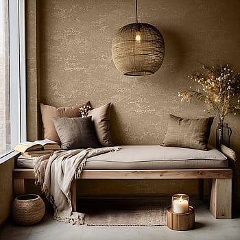 Galerie Wallcoverings Product Code 34640 - Terra Wallpaper Collection - Brown Colours -  