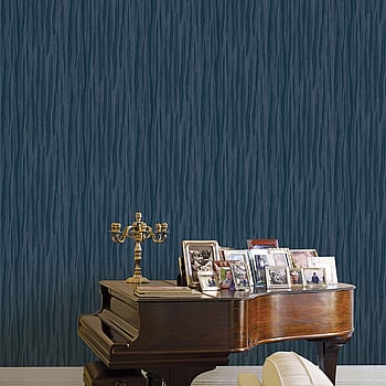 Galerie Wallcoverings Product Code 42569 - Italian Textures 3 Wallpaper Collection - Navy Blue Colours -  