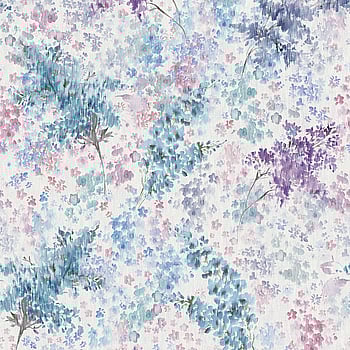Galerie Wallcoverings Product Code 47450 - The New Design Book Wallpaper Collection - White, Blue, Purple Colours -  