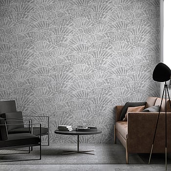 Galerie Wallcoverings Product Code 65002 - Feel Wallpaper Collection - Grey Silver Colours -  