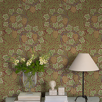 Galerie Wallcoverings Product Code 82018 - Hidden Treasures Wallpaper Collection - Red green Colours -  