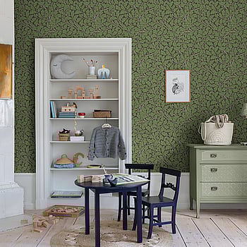 Galerie Wallcoverings Product Code 82030 - Hidden Treasures Wallpaper Collection - Black greengreen Colours -  