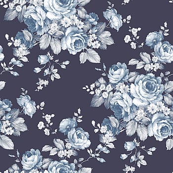 Galerie Wallcoverings Product Code AF37703 - Abby Rose 4 Wallpaper Collection - Blue Navy Colours -  