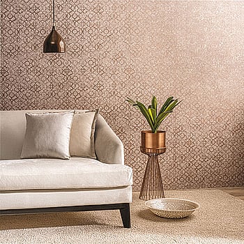 Galerie Wallcoverings Product Code DWP0246-04 - Emporium Wallpaper Collection - Pink Rose Gold Colours -  