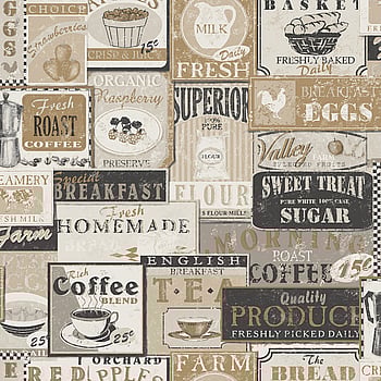 Galerie Wallcoverings Product Code G12298 - Kitchen Recipes Wallpaper Collection -   
