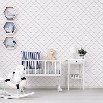 Galerie Wallcoverings Product Code G23344 - Deauville 2 Wallpaper Collection - Grey Beige White Colours -  