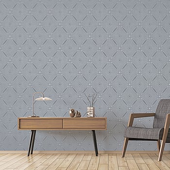 Galerie Wallcoverings Product Code G67721 - Special Fx Wallpaper Collection - Blue Silver Colours -  