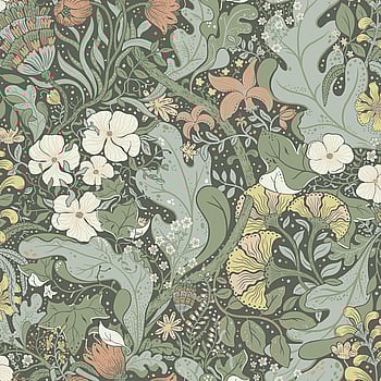 Galerie Wallcoverings Product Code S83103 - Sommarang Wallpaper Collection - Green Colours -  