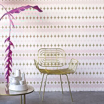 Galerie Wallcoverings Product Code SK21114 - Skandinavia 2 Wallpaper Collection - Pink Gold White Colours -  