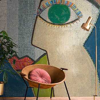 Galerie Wallcoverings Product Code WH45256M - Welcome Home Murals Wallpaper Collection - Blue, Multi-coloured, Green Colours -  